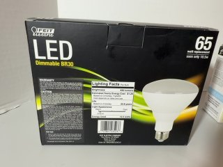 Item #520 — LED Light Bulbs & Pull Light Set photo 2 of 4
