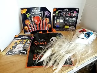 Item #71 — New Halloween Costume & Craft Kit Lot photo 1 of 5