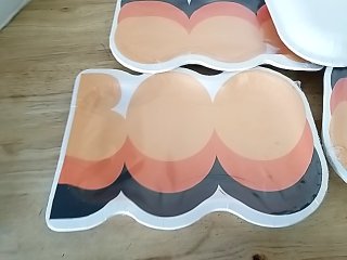 Item #144 — New Retro Wave Paper Plates Set photo 2 of 3