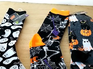 Item #389 — New Halloween Socks Trio Ladies 4-10 photo 2 of 2