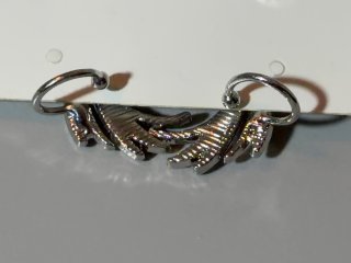 Item #106 — Rhinestone earrings, two pair photo 3 of 4