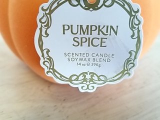 Item #92 — New Pumpkin Spice Scented Candle photo 2 of 3