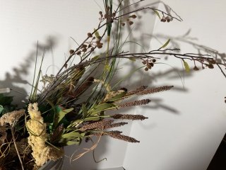 Item #457 — Dried Floral Arrangement in Paint Bucket photo 3 of 4