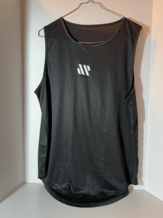 Item #512 — Black Mesh Athletic Tank Top Men’s size large photo 1 of 3