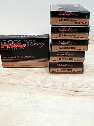 Item #30 — PMC Bronze 223 Remington, 120 rounds, cant ship