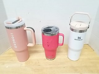 Item #163 — Three Insulated Tumblers