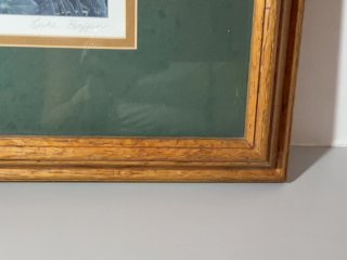 Item #101 — Loon Family framed print, signed by Luke Raffin, 16x14 inch photo 5 of 5