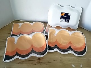 Item #143 — New Retro Orange Paper Plates photo 1 of 4