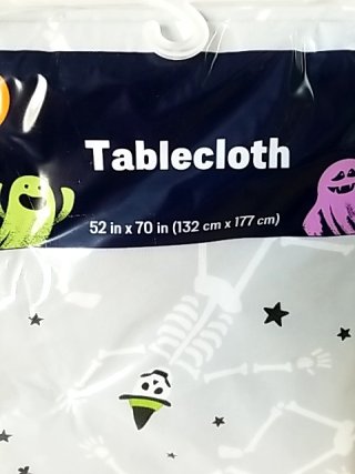 Item #249 — New Halloween Skeleton Tablecloth photo 2 of 2