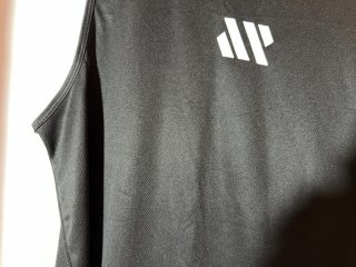 Item #512 — Black Mesh Athletic Tank Top Men’s size large photo 3 of 3