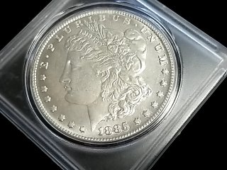 Item #20 — 1885 CC Morgan Silver Dollar, RARE
