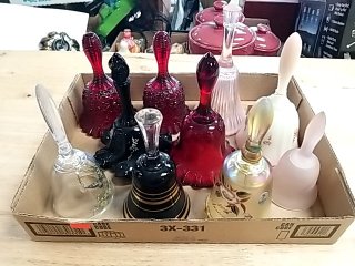 Item #236 — Misc bells, many are Fenton, exc cond photo 1 of 4