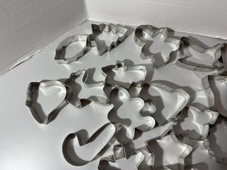 Item #458 — Holiday Cookie Cutter Set 3 inch cutters photo 2 of 3