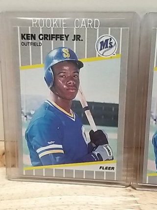 Item #67 — Ken Griffey Jr. Rookie Cards, 1989 Donruss and Fleer photo 5 of 7