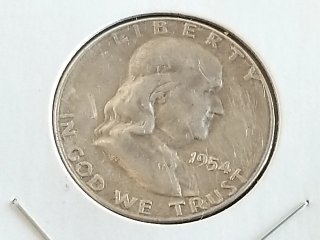 Item #17 — 1954 Franklin Half Dollar S