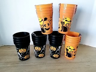 Item #137 — New Halloween Plastic Cups photo 1 of 3