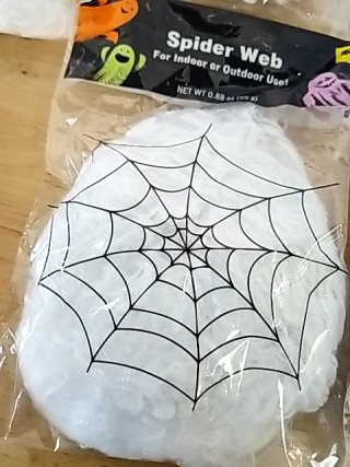 Item #211 — New Halloween Spider Web Decorations photo 2 of 2