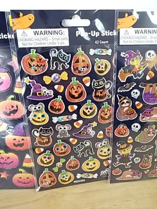 Item #213 — New Halloween Sticker Packs photo 3 of 4