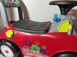 Item #475 — Red Ride-On Toy Car 21x17x11 photo 4 of 5