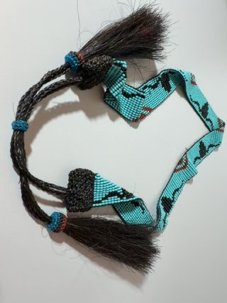 Item #105 — Native beaded hat band photo 3 of 3