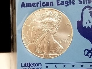 Item #85 — 1998 American Eagle Silver Dollar photo 2 of 2
