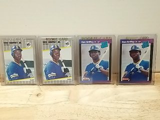 Item #67 — Ken Griffey Jr. Rookie Cards, 1989 Donruss and Fleer photo 1 of 7