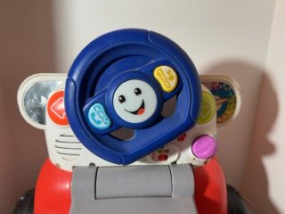 Item #474 — Kid's Red Ride-On Toy Car Works,24x16x17 photo 2 of 3