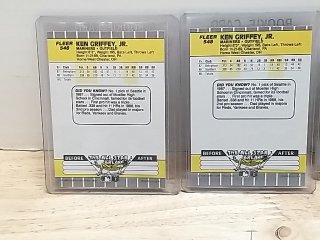 Item #67 — Ken Griffey Jr. Rookie Cards, 1989 Donruss and Fleer photo 7 of 7