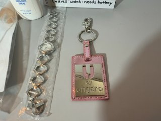 Item #522 — Avon Watch & Unigard Keychain Lot photo 3 of 4