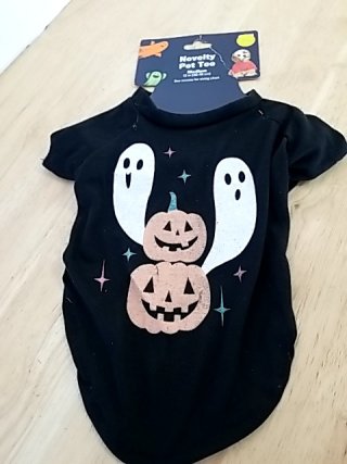 Item #229 — New Halloween Dog Shirt with Pumpkins photo 1 of 3