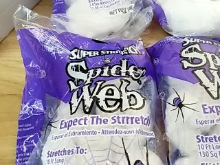 Item #171 — New Spider Web Halloween Decoration Packs photo 3 of 3