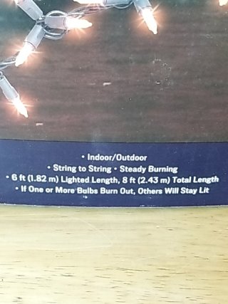Item #367 — New Orange Halloween Garland Lights photo 2 of 2