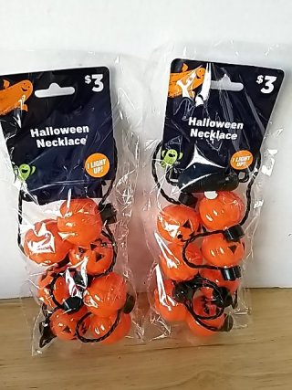 Item #114 — New Halloween Pumpkin Necklaces