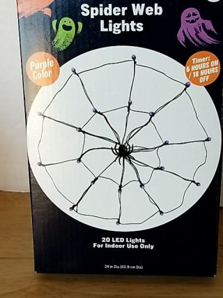 Item #373 — New Spider Web Lights