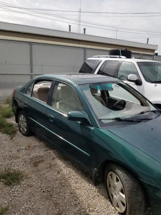 Item #3 — 2001 Green Honda Civic	26-01690 photo 3 of 7