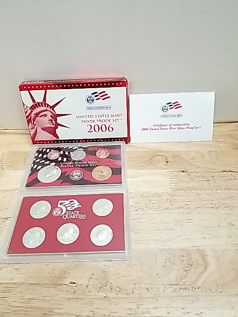 Item #76 — 2006 US Mint Silver Proof Set photo 1 of 5