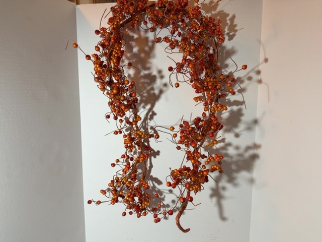 Item #294 — Autumn Berry Wreath 5 ft photo 1 of 4