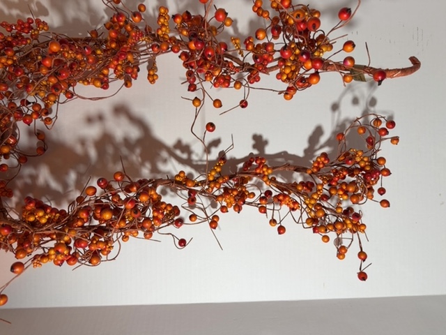 Item #295 — Fall Berry Wreath 5ft photo 1 of 4