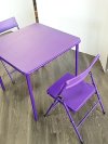 Item #72 — KIDS Table and Chair Set Table approx 24 by 24 by 24 photo 2 of 3