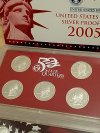 Item #36 — 2005 US Mint Silver Proof Set photo 3 of 5