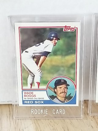 Item #178 — Wade Boggs Rookie Baseball Cards, 1983 Topps photo 2 of 4