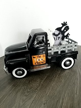 Item #47 — Halloween Boo Crew Truck Decoration 18 by 10 by 9 inch photo 1 of 4
