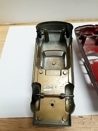 Item #106 — Vintage Toy Cars Missing 2 tires, largest 6 inch photo 6 of 6