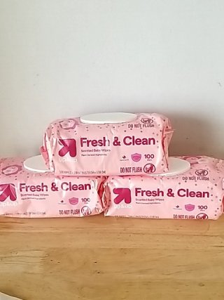 Item #123 — New Baby Wipes, 100 in each