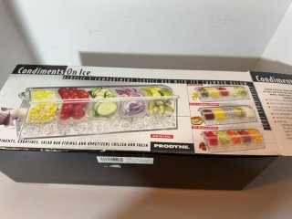 Item #301 — Acrylic Condiment Organizer with Lid 15x6x5inch photo 5 of 5