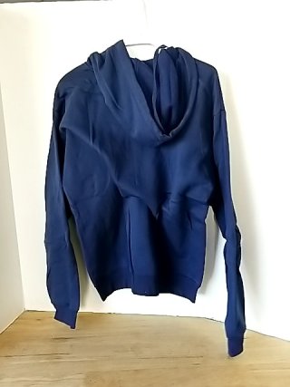 Item #135 — New Navy Blue Zip-Up Hoodie Mens medium photo 2 of 2