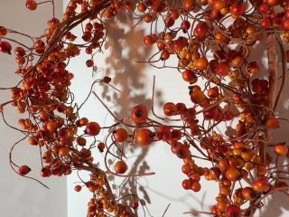 Item #294 — Autumn Berry Wreath 5 ft photo 4 of 4