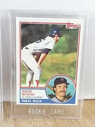 Item #178 — Wade Boggs Rookie Baseball Cards, 1983 Topps photo 3 of 4