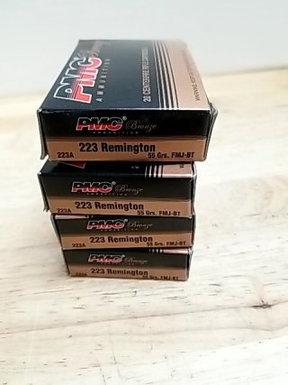 Item #68 — PMC Bronze 223 Remington Ammo 80 rounds, cant ship photo 2 of 2