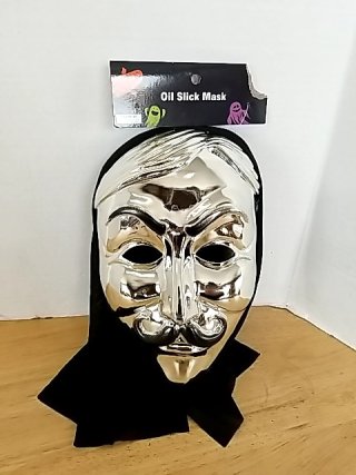 Item #284 — New Silver V for Vendetta Style Mask